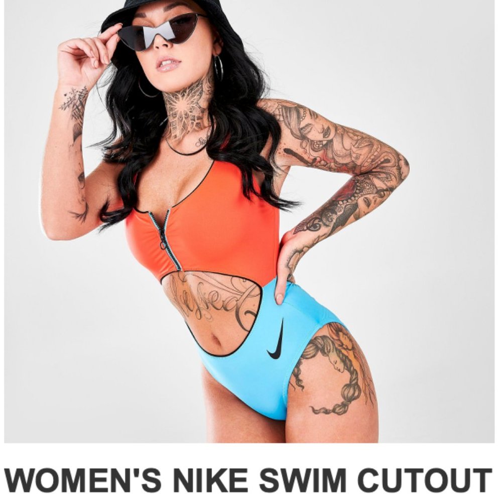 Nike Cutout Swimsuit / Bathing Suit